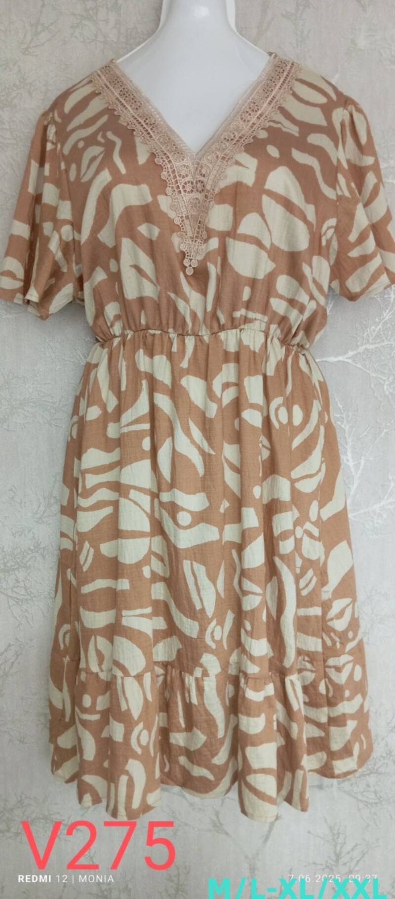 Sukienki damskie Roz M/L-XL-2XL, Mix Kolor .Paczka 12 szt